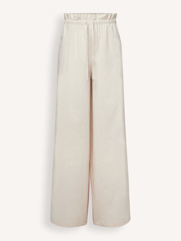 Ontdek de Dwindle, katoenen wide leg paperbag broek van Drykorn bij Orangebag. Op werkdagen voor 21:45 besteld, morgen in huis.