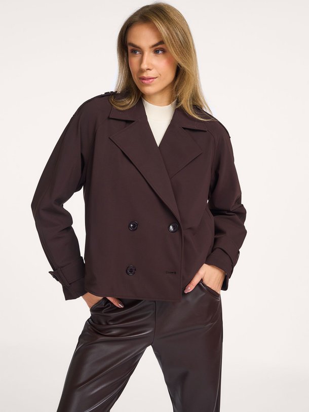 Ontdek de Cato bonded travel jersey jasje van Studio Anneloes in de kleur donkerbruin bij Orangebag. Op werkdagen voor 21:45 besteld, morgen in huis.