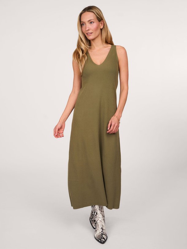 Ontdek de Logania katoenen rib jurk van Drykorn in de kleur groen bij Orangebag. Op werkdagen voor 21:45 besteld, morgen in huis.