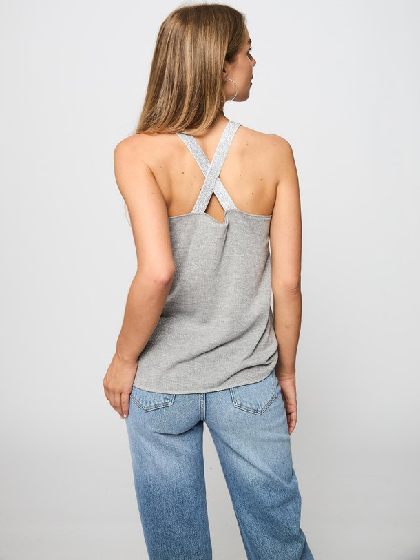 Ontdek de Emmery viscosemix top met lurex van Studio Anneloes in de kleur grijs bij Orangebag. Op werkdagen voor 21:45 besteld, morgen in huis.