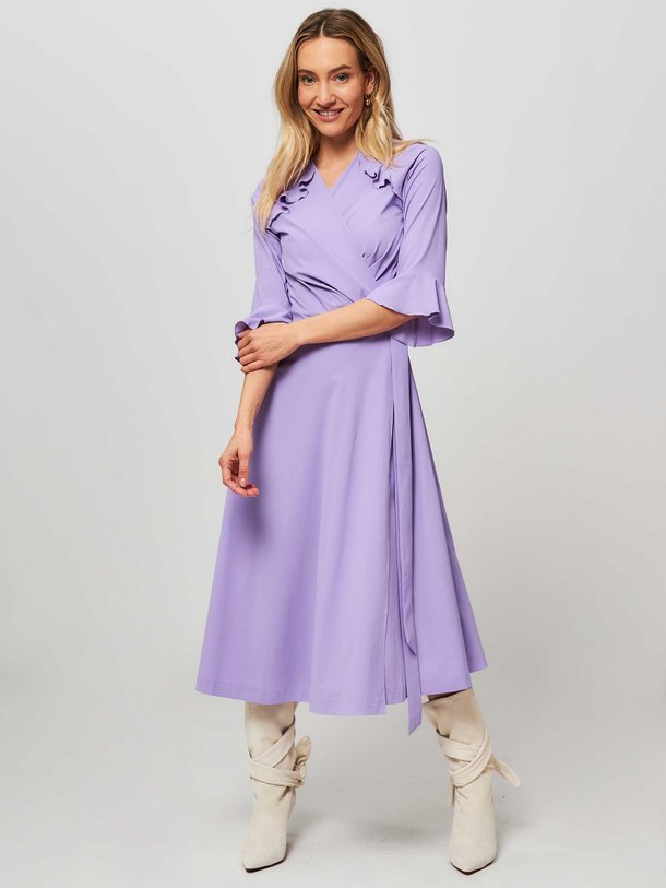 Ontdek de Maeve medium travel jersey overslagjurk van Studio Anneloes in de kleur lila bij Orangebag. Op werkdagen voor 21:45 besteld, morgen in huis.