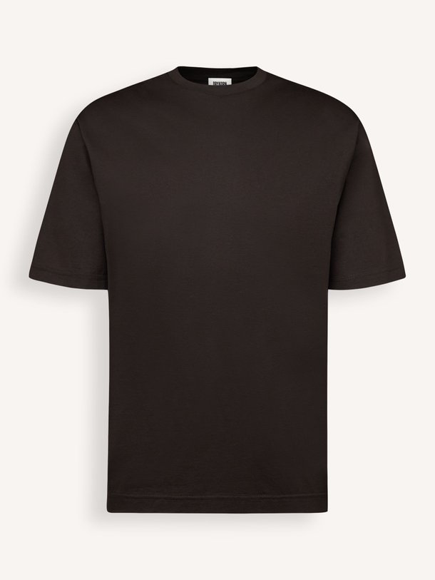 Ontdek de Gilberd katoenen T-shirt van Drykorn in de kleur Donkerbruin bij Orangebag. Op werkdagen voor 21:45 besteld, morgen in huis.