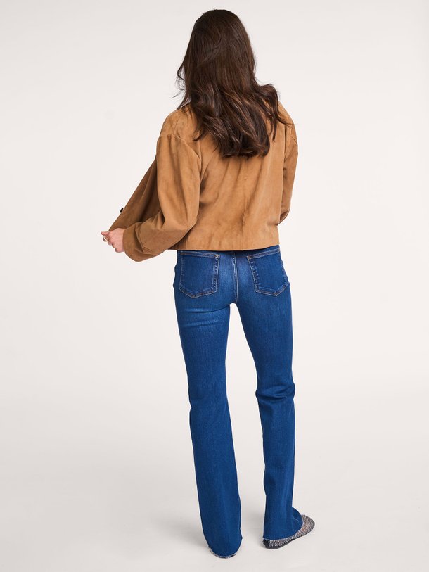 Ontdek de Far high waist straight fit jeans van Drykorn in de kleur donkerblauw bij Orangebag. Op werkdagen voor 21:45 besteld, morgen in huis.