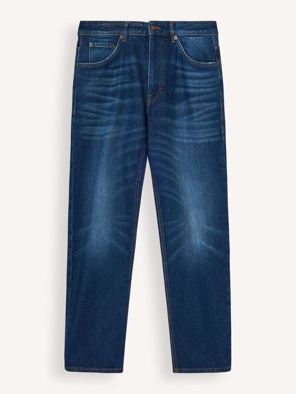 Ontdek de Hight regular waist slim fit jeans van Drykorn in de kleur Donkerblauw bij Orangebag. Op werkdagen voor 21:45 besteld, morgen in huis.