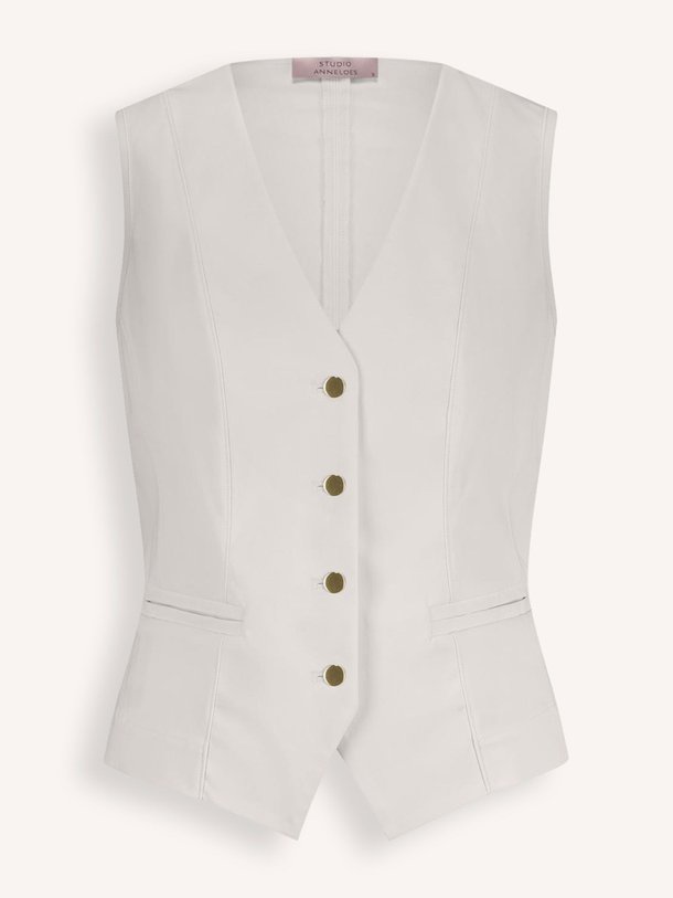 Ontdek de Enith heavy travel jersey gilet van Studio Anneloes in de kleur ecru bij Orangebag. Op werkdagen voor 21:45 besteld, morgen in huis.