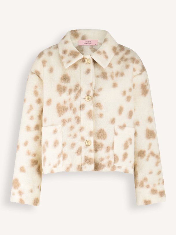 Ontdek de Karlie mohairmix jasje met print van Studio Anneloes in de kleur ecru bij Orangebag. Op werkdagen voor 21:45 besteld, morgen in huis.