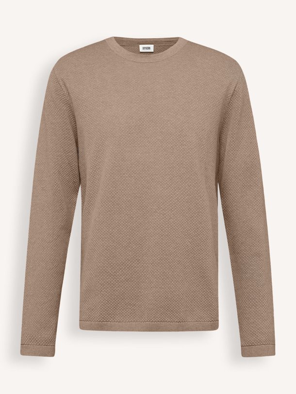 Ontdek de Irmino katoenen trui van Drykorn in de kleur Lichtbruin bij Orangebag. Op werkdagen voor 21:45 besteld, morgen in huis.