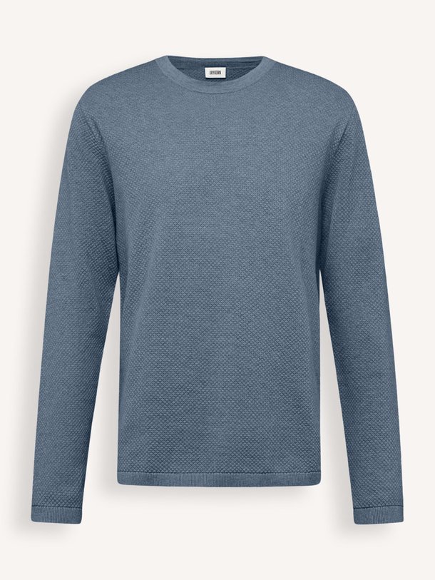 Ontdek de Irmino katoenen trui van Drykorn in de kleur Blauw bij Orangebag. Op werkdagen voor 21:45 besteld, morgen in huis.