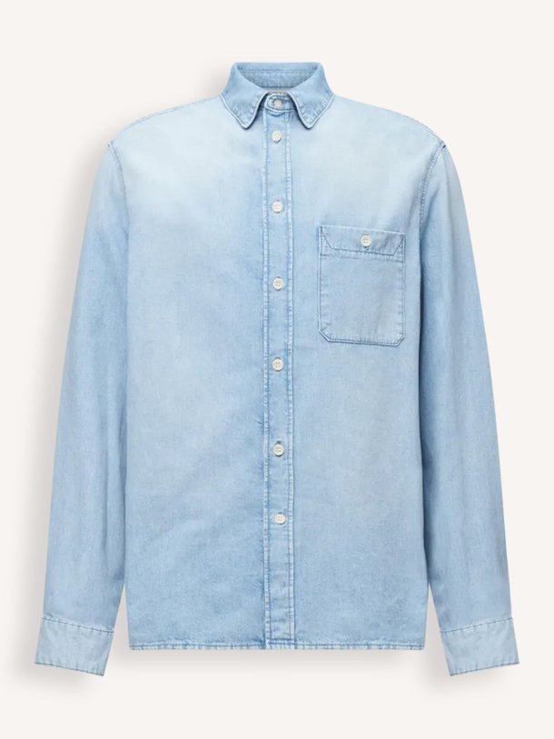 Ontdek de Hecto denim overhemd van Drykorn in de kleur lichtblauw bij Orangebag. Op werkdagen voor 21:45 besteld, morgen in huis.
