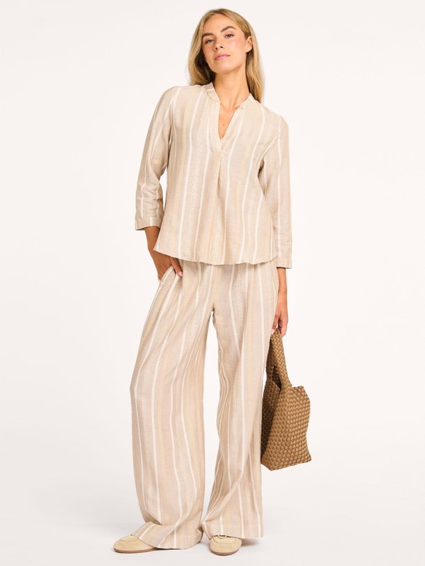 Ontdek de Fardeau katoenmix broek van Studio Anneloes in de kleur beige bij Orangebag. Op werkdagen voor 21:45 besteld, morgen in huis.