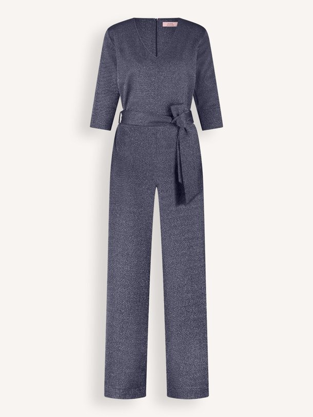 Ontdek de Odessi viscosemix jumpsuit met lurex van Studio Anneloes in de kleur donkerblauw bij Orangebag. Op werkdagen voor 21:45 besteld, morgen in huis.