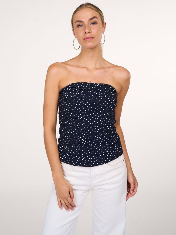 Ontdek de Medium travel jersey strapless top met print van Studio Anneloes in de kleur zwart bij Orangebag. Op werkdagen voor 21:45 besteld, morgen in huis.