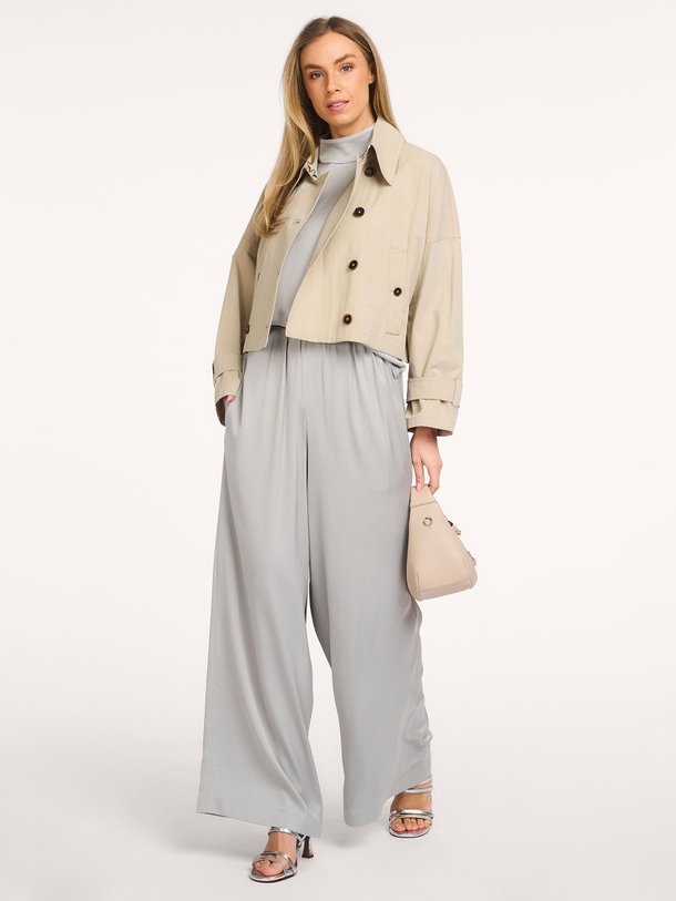 Ontdek de Tweezer geweven satijnen palazzo van Drykorn in de kleur Lichtgrijs bij Orangebag. Op werkdagen voor 21:45 besteld, morgen in huis.