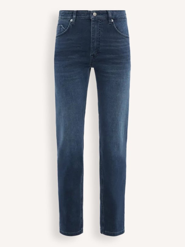 Ontdek de Ricc regular waist slim fit jeans van Drykorn in de kleur blauw bij Orangebag. Op werkdagen voor 21:45 besteld, morgen in huis.