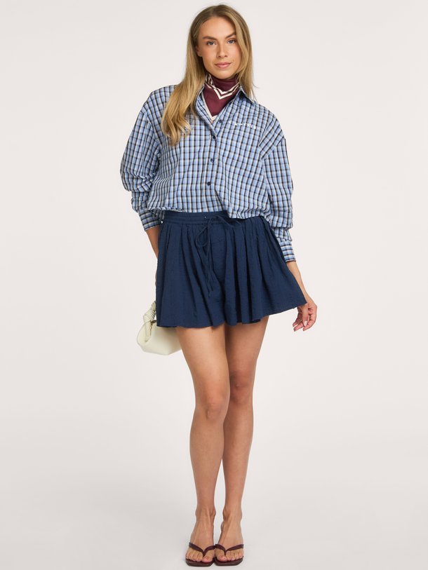 Isolde Check Shirt Isolde, katoenen geruite blouse