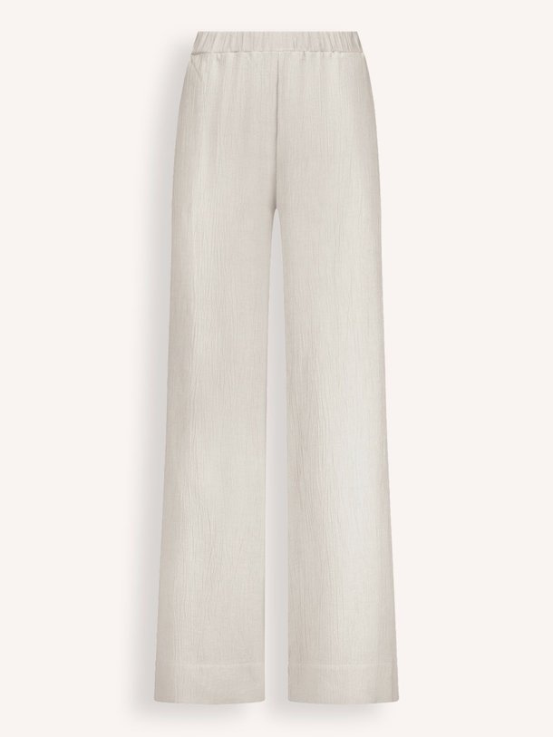Ontdek de Grace viscosemix broek met structuur van Studio Anneloes in de kleur ecru bij Orangebag. Op werkdagen voor 21:45 besteld, morgen in huis.