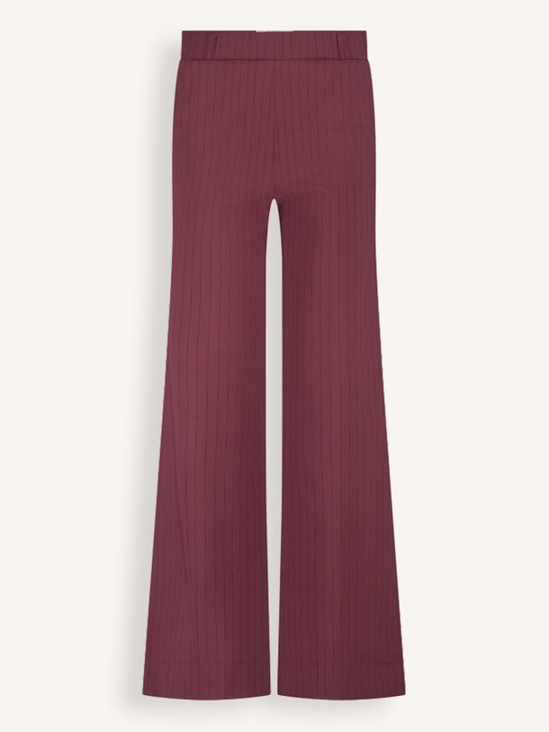 Ontdek de Luz heavy travel jersey krijtstreep broek van Studio Anneloes in de kleur bordeauxrood bij Orangebag. Op werkdagen voor 21:45 besteld, morgen in huis.