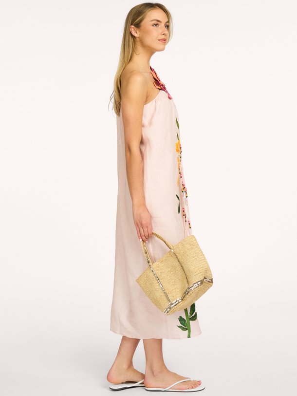 Garden Terrace, linnen one shoulder dress