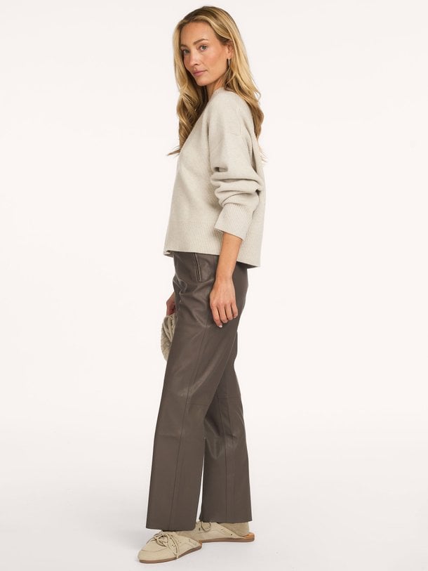 Alix Pants Alix, leather look broek