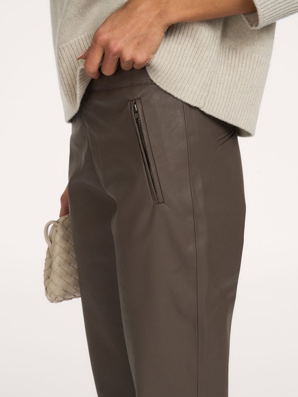 Alix Pants Alix, leather look broek