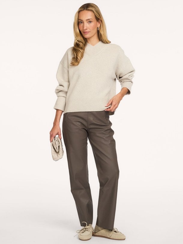 Alix Pants Alix, leather look broek