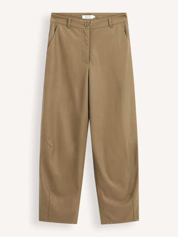 Alba Pants Alba, leatherlook barrel broek
