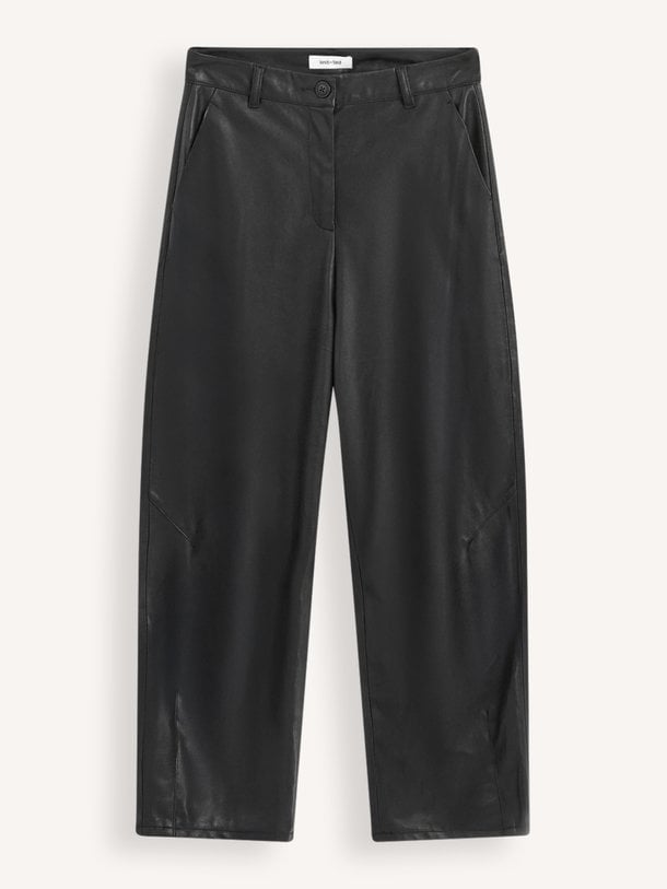 Alba Pants Alba, leatherlook barrel broek