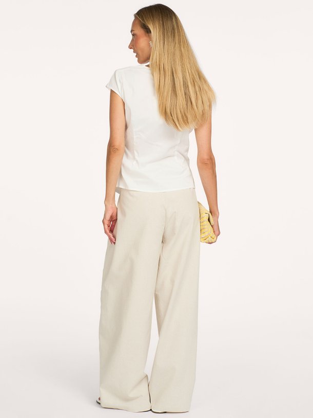 Fidi Poplin Top Fidi, katoenmix top
