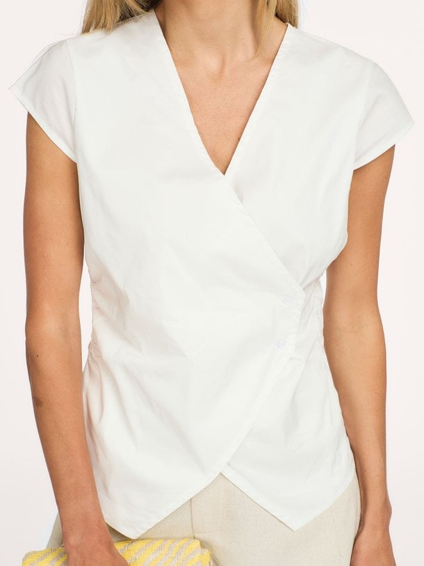 Fidi Poplin Top Fidi, katoenmix top