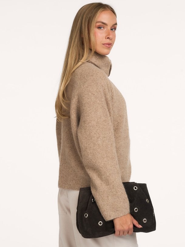 Milo Cardigan Milo, wolmix gemêleerd vest