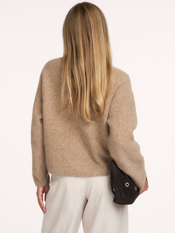 Milo Cardigan Milo, wolmix gemêleerd vest
