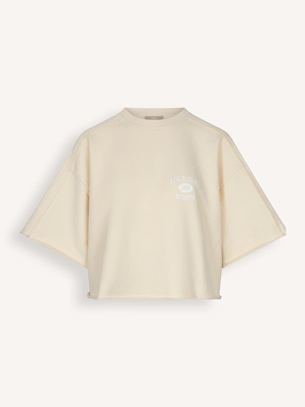 Anine, katoenen sweater met logo