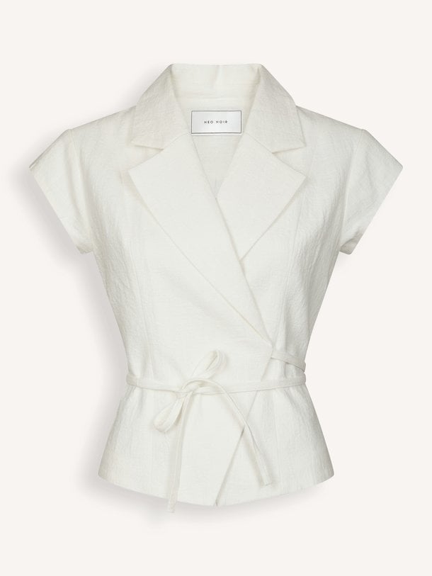 Salima Ramie Waistcoat Salima, katoenmix gilet