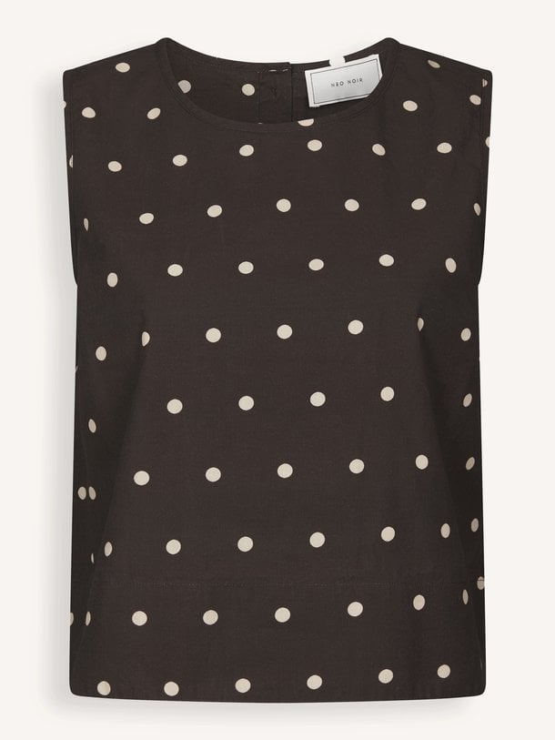 Polly Dot Top Polly, katoenen top met stippen