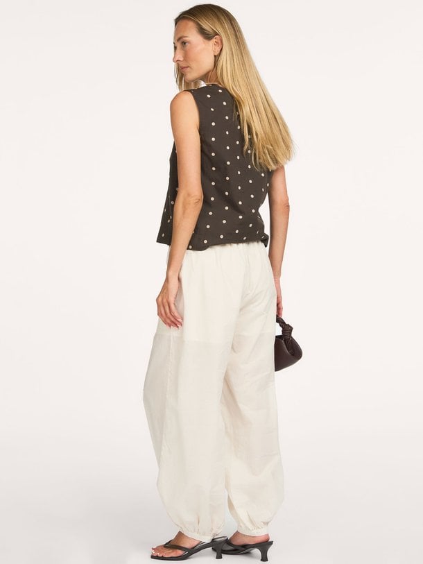 Polly Dot Top Polly, katoenen top met stippen