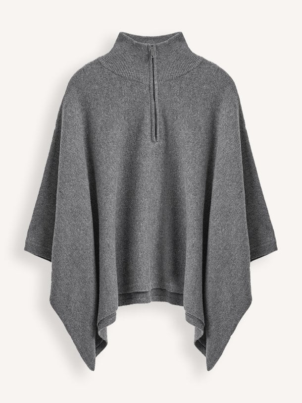 Edna Poncho Edna, merino wollen poncho