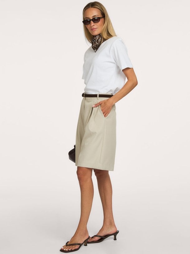 Nika, geweven bermuda short
