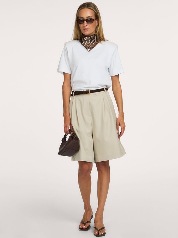 Nika, geweven bermuda short