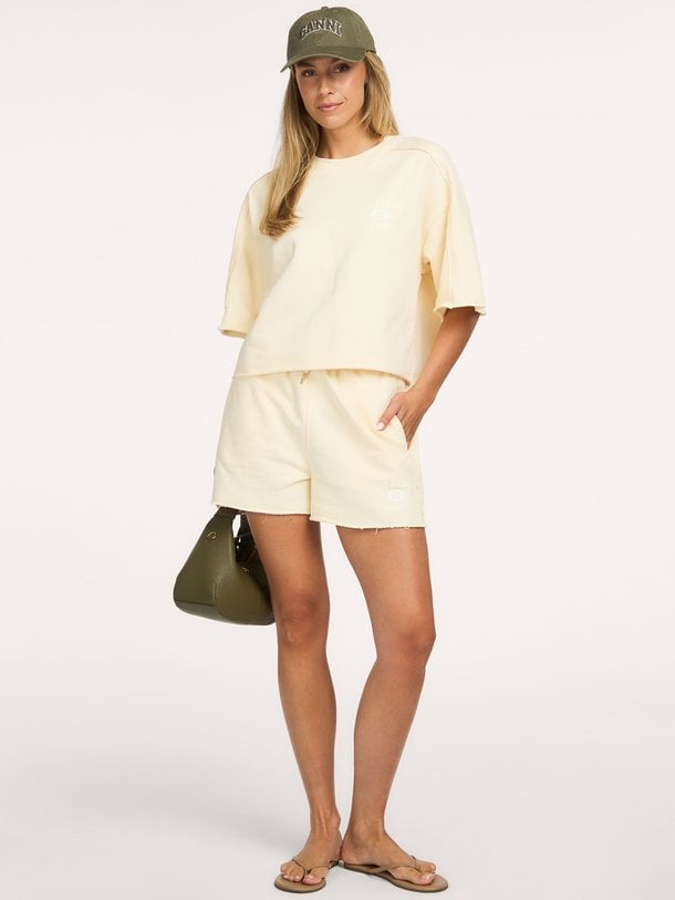 Anine Shorts Anine, katoenen short met logo
