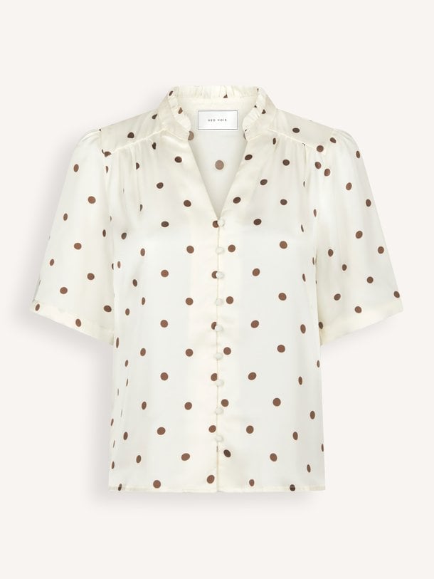 Torana, geweven blouse met stippen