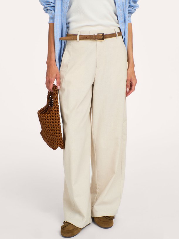 Essiall, linnenmix broek