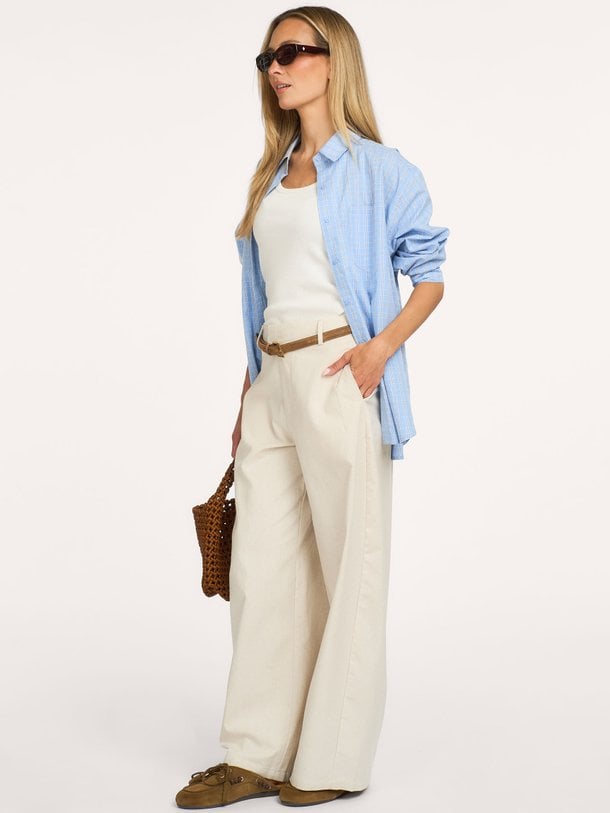 Essiall, linnenmix broek