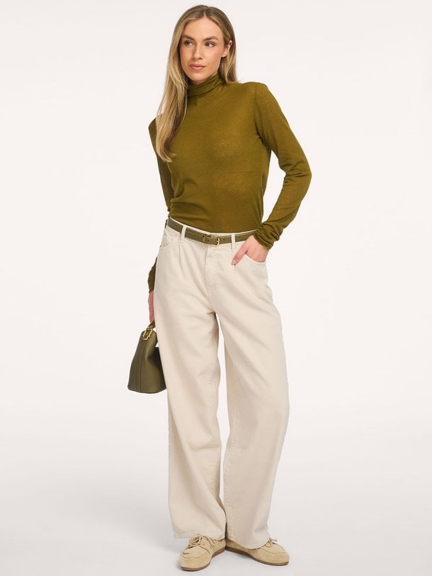 Charly, high waist wide leg jeans