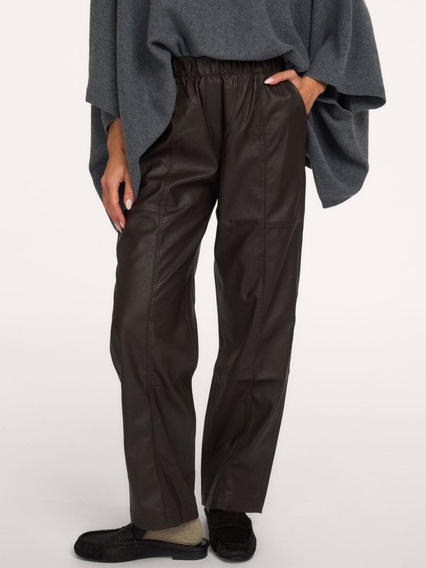 Carli Pants Carli, leather look broek