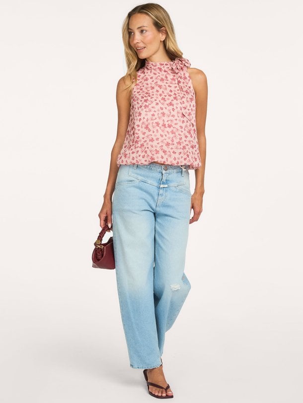 Veda Flower Top Veda, geweven top