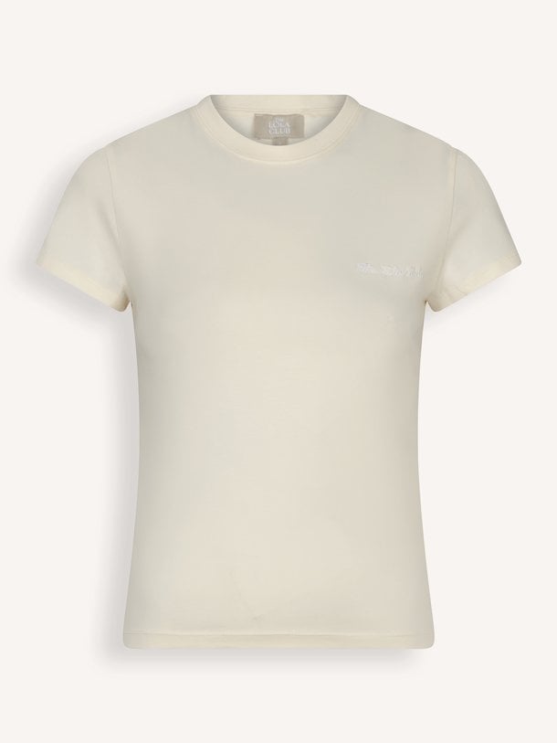 Nicole Tee Nicole, katoenmix T-shirt met logo