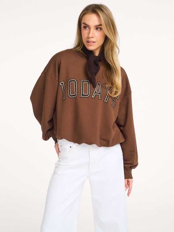Katoenmix balloon sweater
