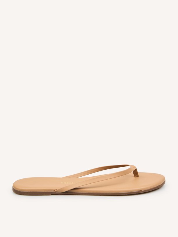 Lily Nudes, lederen slippers