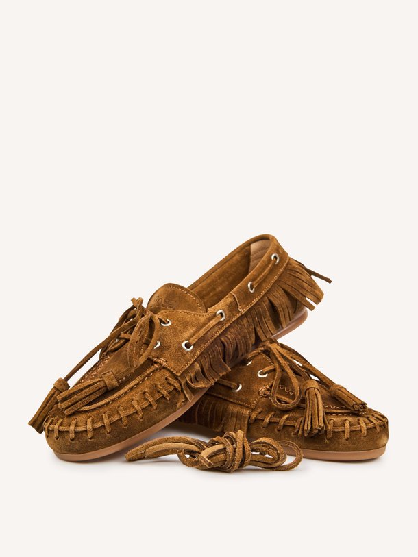 Suède loafers