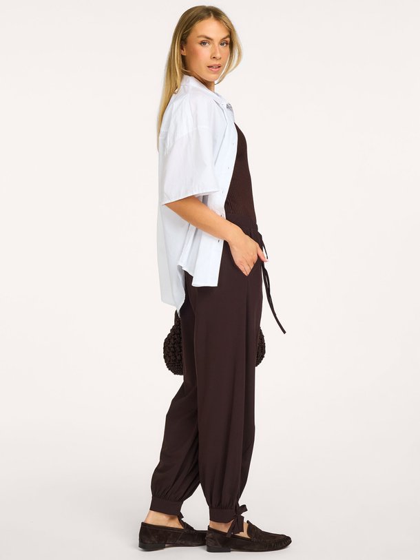 Darie, medium travel jersey balloon broek